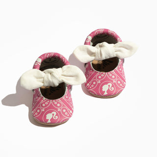 Barbie™ Paisley Knotted Bow Baby Shoe Knotted Bow Mocc Freshly Picked Style: Soft Sole Size: 1