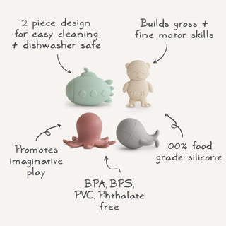 Sealife Mold Free Bath Play Set Bath Play set Mushie