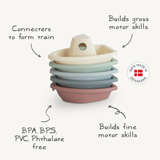 Bath Boats toys Mushie Color: Original