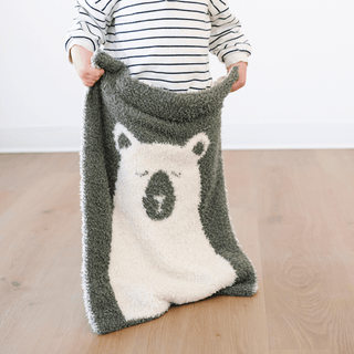 Double-Layer Bamboni® Mini Blankets Saranoni Color: Bear Double Layer