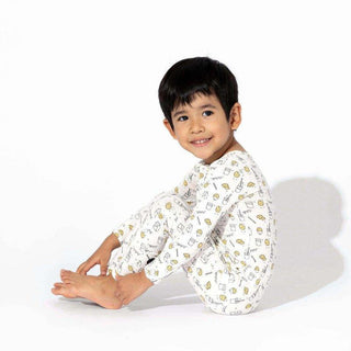 Bamboo Convertible Footie Romper - Milk and Cookies Baby & Toddler Sleepwear