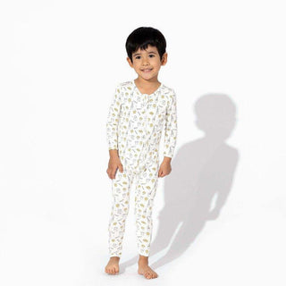 Bamboo Convertible Footie Romper - Milk and Cookies Baby & Toddler Sleepwear
