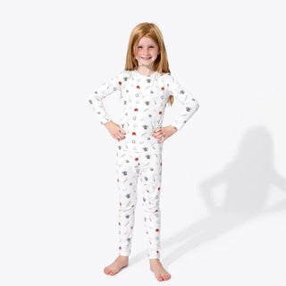 Bamboo Long Sleeve Pajama Set - Baseball Baby & Toddler Sleepwear