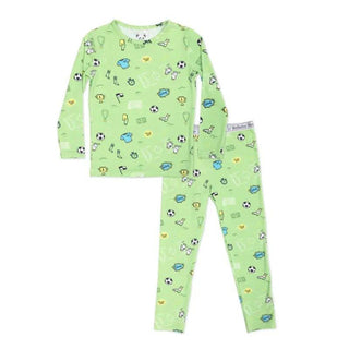Bamboo Long Sleeve Pajama Set - Soccer Baby & Toddler Sleepwear