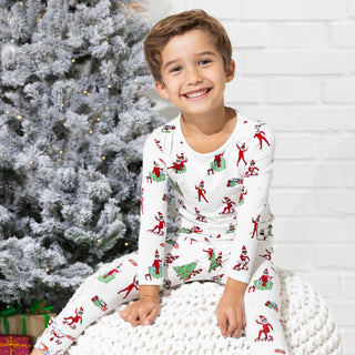 Bamboo Long Sleeve Pajama Set - The Elf on the Shelf Baby & Toddler Sleepwear