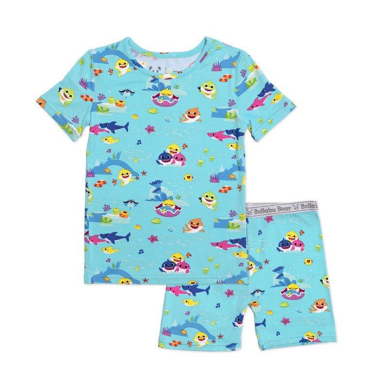 Bellabu Bear Bamboo S S Pajama Set with Shorts Baby Shark