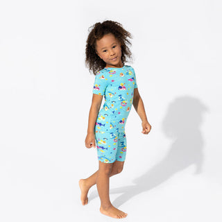 Bellabu Bear Short Sleeve Pajama Set with Shorts - Baby Shark