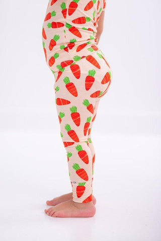 Bamboo Short Sleeve Pajama Set - Ezra (Carrots) Baby & Toddler Sleepwear