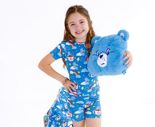 Birdie Bean Short Sleeve Pajama Set with Shorts - Care Bears Grumpy Coffee