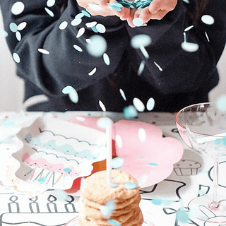 Surprise Party Coloring Tablecloth Posters Creative Crayons Workshop OPTIONS: Non-Personalized Images Only