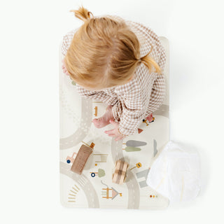 Wholesale Micro Changing Mat Micro Gathre Color: Ivory