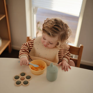 Silicone Suction Bowlsilicone tablewareMushieColor: Cambridge Blue