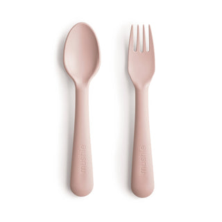 Dinnerware Fork and Spoon SetDinnerwareMushieColor: Blush
