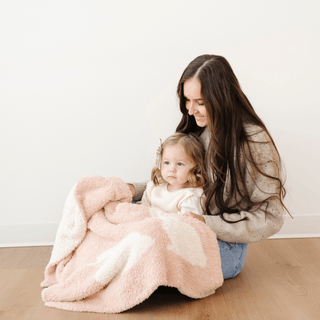 Double-Layer Bamboni® Mini Blankets Saranoni Color: Pansy Double Layer