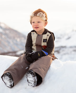 Waterproof Snow bib for youth and toddlerKeep the Littles WildSize: 1-2Y