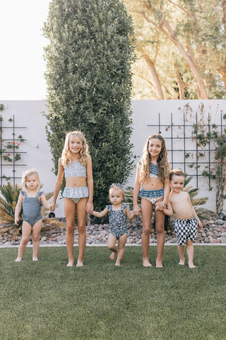 Mebie Baby Daisy Ruffle Bikini Set | Baby Riddle