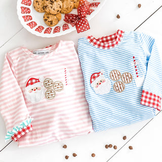 Pink Cookies For Santa Romper