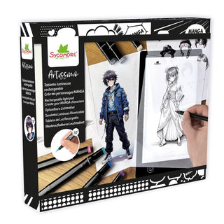 Manga - XL Rechargeable Led Light Pad - Create Your Manga Characters - 10y+ MANGA Speedy Monkey LLC