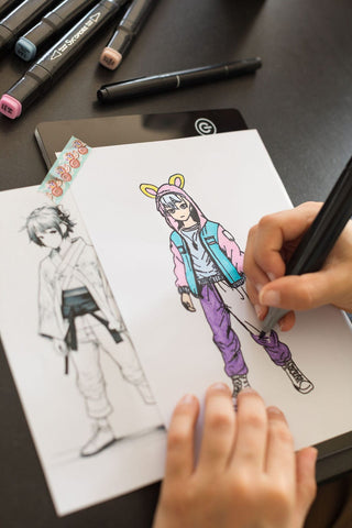Manga - XL Rechargeable Led Light Pad - Create Your Manga Characters - 10y+ MANGA Speedy Monkey LLC