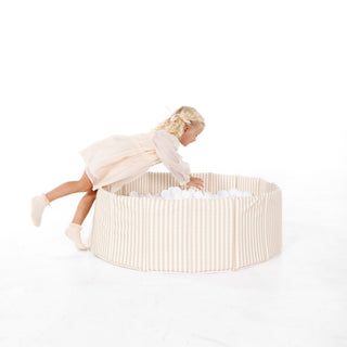 Wholesale Ball Pit Gathre Color: Cafe Stripe