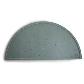 Silicone Placematsilicone matMushieColor: Cambridge Blue Confetti
