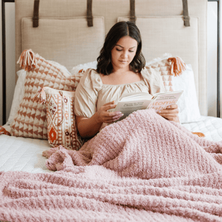 Ribbed Bamboni® Throw Blankets Saranoni Color: Cameo