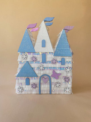 🏰 Enchanted Castle Piñata – Handmade Princess Party Decoration, Candy Holder Piñata mamaspinatas