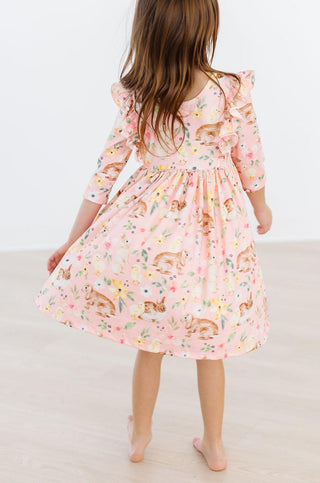 Chicks & Bunnies Ruffle Twirl Dress Twirl Ruffle Dress 3/4 Mila & Rose ® Size: 6-12M