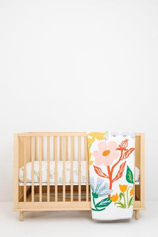 Girl's Quilt Blanket - Cottage Garden Quilts Clementine Kids