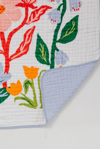 Girl's Quilt Blanket - Cottage Garden Quilts Clementine Kids