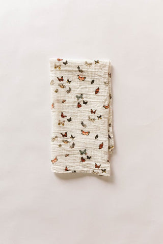 Girl's Swaddle Blanket - Butterfly Migration Swaddles Swaddling Blankets