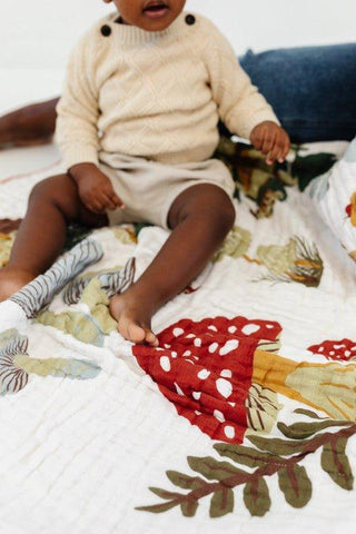 Quilt Blanket - Mushroom Quilts Swaddling & Receiving Blankets