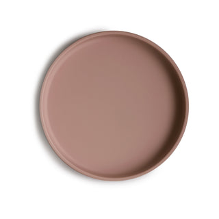 Classic Silicone Suction Plate silicone tableware Mushie Color: Cloudy Mauve