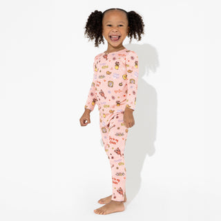 Bamboo Long Sleeve Pajama Set - Friends You're My Lobster