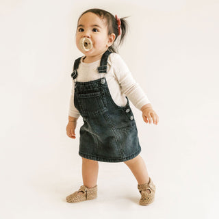 Almond Speckles Mary Jane Baby Shoe Mary Jane Freshly Picked Style: Soft Sole Size: 1