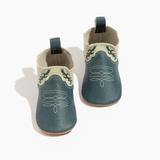 Denim Cowboy Chelsea Boot Baby Shoe Chelsea Boot Freshly Picked Style: Soft Sole Size: 1
