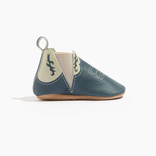 Denim Cowboy Chelsea Boot Baby Shoe Chelsea Boot Freshly Picked Style: Soft Sole Size: 1