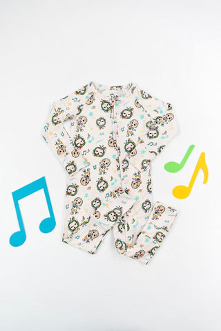 Dream Big Little Co x CoComelon JJ Musical Melon Dream Romper The Dream Romper DREAM BIG LITTLE CO Size: Preemie