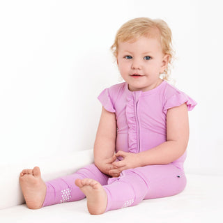 Lavender Haze Ruffle Zippy RomperThree Coastal Babies & CoSize: 0-3 Months