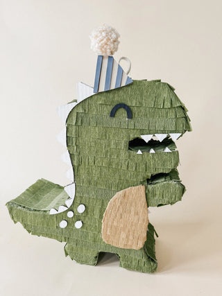 🦕 Dino Party Piñata – Handmade Dinosaur Piñata for Prehistoric Birthdays & Jurassic-Themed Celebrations Piñata mamaspinatas