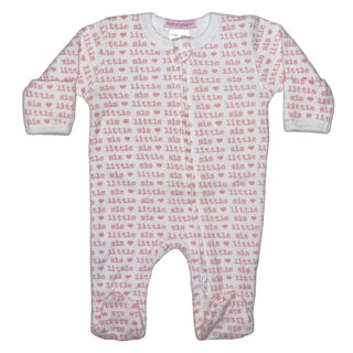 Baby Two-Way Zipper Footie - Sibling Collection - Little SisBaby Steps and Mish KidsSize: NB