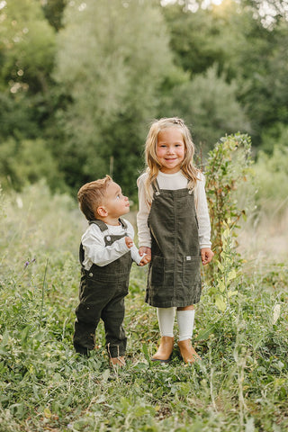 Green Corduroy DressMebie BabySize: 6-12