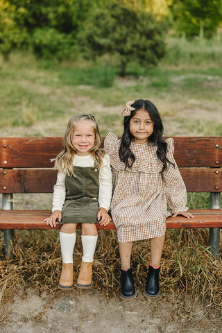 Green Corduroy DressMebie BabySize: 6-12