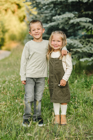 Green Corduroy DressMebie BabySize: 6-12