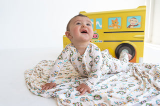 Dream Big Little Co x CoComelon JJ Musical Melon Dream Romper The Dream Romper DREAM BIG LITTLE CO Size: Preemie