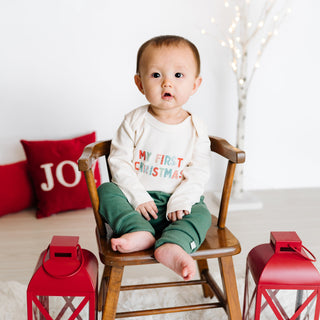 graphic bodysuit | my first christmas (long sleeve)bodysuitsFinn + EmmaColor: DefaultSize: 0-3M