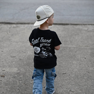 Final Track Attack Tee - BlackT-ShirtLITTLE RAD THINGSSize: 12/18M