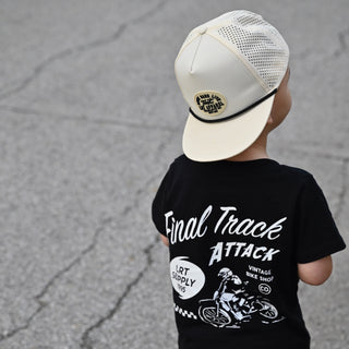 Final Track Attack Tee - BlackT-ShirtLITTLE RAD THINGSSize: 12/18M