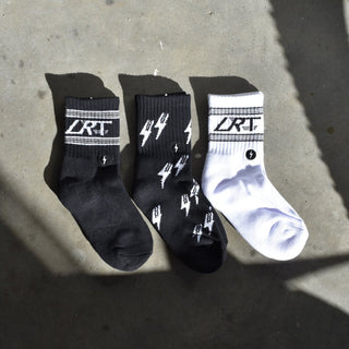 3-Pack Classic Rock Socks LITTLE RAD THINGS Size: Small Toddler (1-3T)