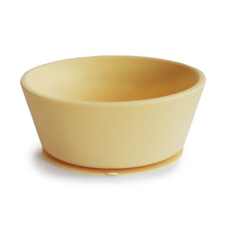 Silicone Suction Bowlsilicone tablewareMushieColor: Daffodil